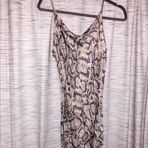 Snake print, sexy mini